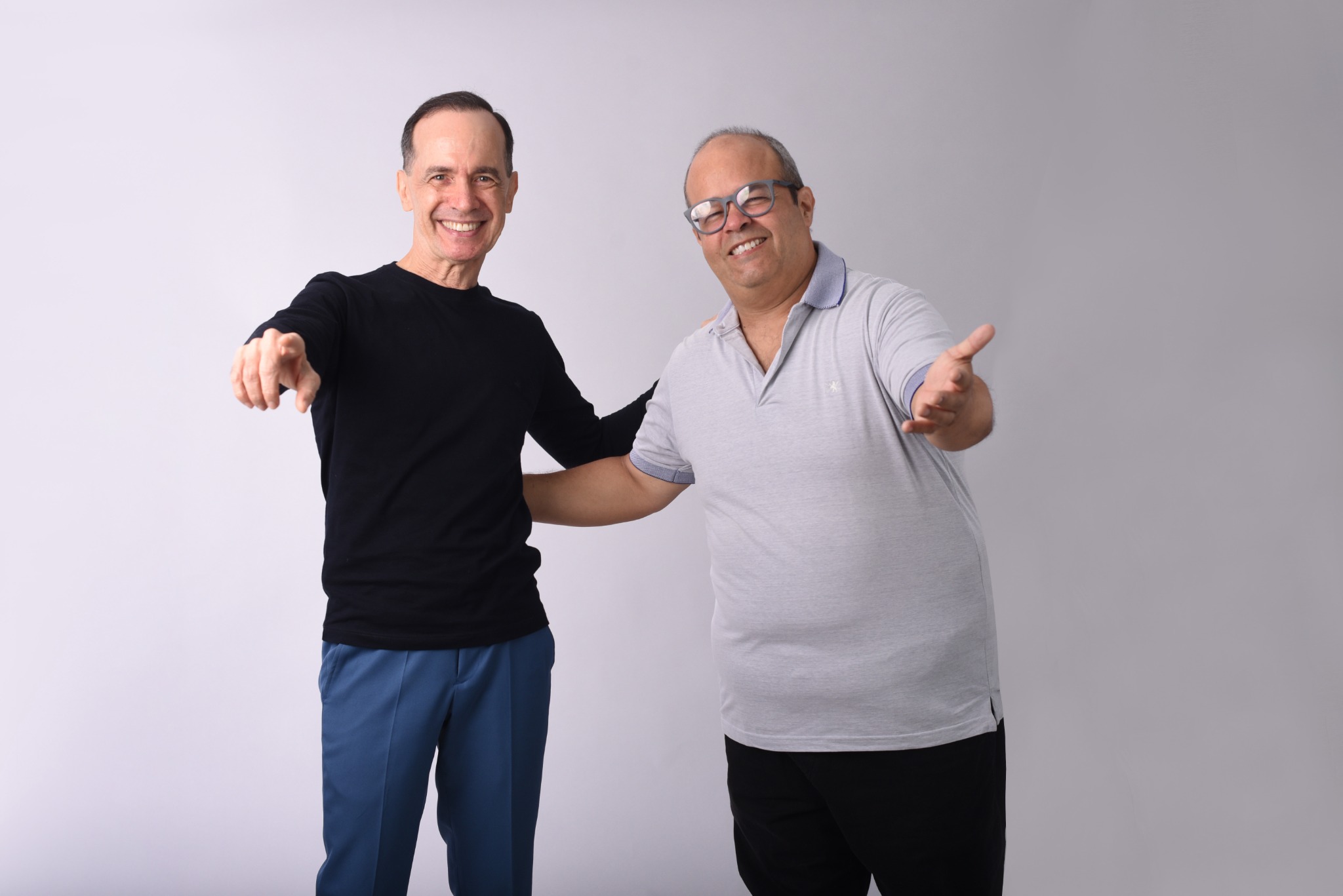 Carlos Veiga Filho e Cícero Alves juntos
